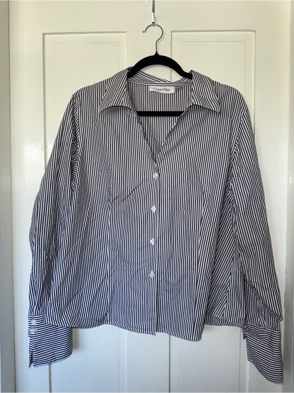 CALVIN KLEIN Striped Non Iron Button Shirt